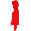 Rouge feu - Side - TriDri - Sweat à capuche - Femme