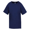 Bleu marine - Front - Spiro - T-shirt manches courtes - Garçon