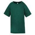 Vert bouteille - Front - Spiro - T-shirt manches courtes - Garçon