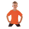 Orange vif - Side - Spiro - T-shirt manches courtes - Garçon