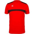 Rouge - noir - Front - Gilbert - T-shirt PHOTON - Homme