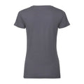 Gris foncé - Back - Russell - T-shirt bio AUTHENTIC - Femme
