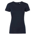 Bleu marine - Front - Russell - T-shirt bio AUTHENTIC - Femme