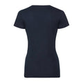 Bleu marine - Back - Russell - T-shirt bio AUTHENTIC - Femme