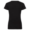 Noir - Back - Russell - T-shirt bio AUTHENTIC - Femme