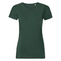 Vert foncé - Front - Russell - T-shirt bio AUTHENTIC - Femme