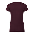 Bordeaux - Back - Russell - T-shirt bio AUTHENTIC - Femme