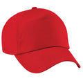 Rouge - Front - Beechfield - Lot de 2 casquettes de baseball - Adulte