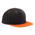 Noir-Orange - Front - Beechfield - Lot de 2 casquettes - Adulte