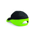 Noir-Vert citron - Back - Beechfiel - Lot de 2 casquettes de sport - Adulte