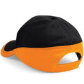 Noir-Orange - Back - Beechfiel - Lot de 2 casquettes de sport - Adulte