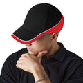 Noir-Rouge classique-Blanc - Back - Beechfiel - Lot de 2 casquettes de sport - Adulte