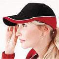 Noir-Rouge classique-Blanc - Lifestyle - Beechfiel - Lot de 2 casquettes de sport - Adulte