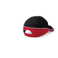 Noir-Rouge classique-Blanc - Pack Shot - Beechfiel - Lot de 2 casquettes de sport - Adulte