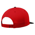 Rouge-Noir - Back - Yupoong - Lot de 2 casquettes de baseball à visière plate - Adulte