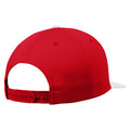 Rouge-Blanc - Back - Yupoong - Lot de 2 casquettes de baseball à visière plate - Adulte