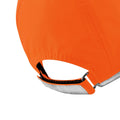 Orange fluo - Side - Beechfield - Lot de 2 casquettes haute visibilité - Adulte