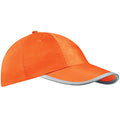 Orange fluo - Front - Beechfield - Lot de 2 casquettes haute visibilité - Adulte