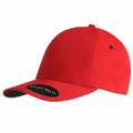 Rouge - Side - Yupoong - Lot de 2 casquettes imperméables FLEXFIT - Adulte