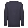 Bleu marine profond - Back - Fruit Of The Loom - Sweatshirt classique - Enfant unisexe (Lot de 2)