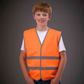 Orange - Back - Yoko - Gilet de sécurité haute visibilité - Enfant (Lot de 2)