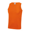 Orange électrique - Front - Débardeur sport uni Just Cool - Homme