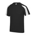 Noir-Blanc - Front - Just Cool - T-shirt sport - Enfant unisexe