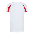 Blanc -Rouge - Back - Just Cool - T-shirt sport - Enfant unisexe