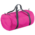 Fuchsia - Front - BagBase Packaway - Sac de voyage (32 litres) (Lot de 2)