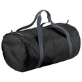 Noir - Front - BagBase Packaway - Sac de voyage (32 litres) (Lot de 2)