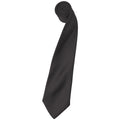 Gris foncé - Front - Premier - Cravate unie - Homme (Lot de 2)