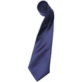 Bleu marine - Front - Premier - Cravate unie - Homme (Lot de 2)