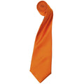 Orange - Front - Premier - Cravate unie - Homme (Lot de 2)