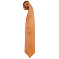 Orange - Front - Premier - Cravate unie - Homme (Lot de 2)