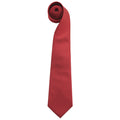 Rouge - Front - Premier - Cravate unie - Homme (Lot de 2)