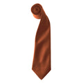 Marron clair - Front - Premier - Cravate à clipser (Lot de 2)
