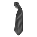 Gris foncé - Front - Premier - Cravate à clipser (Lot de 2)