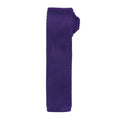 Pourpre - Front - Premier - Cravate effet tricot - Homme (Lot de 2)