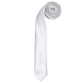 Blanc - Front - Premier - Cravate slim rétro - Homme (Lot de 2)