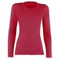 Rouge - Front - Rhino - Lot de 2 t-shirts à manches longues - Femme