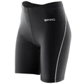 Noir - Front - Spiro - Lot de 2 shorts de sport - Femme