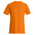 Orange - Back - T-shirt à manches courtes et col en V coupe cintrée Kariban pour homme