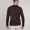 Noir - Side - T-shirt à manches longues coupe cintrée Kariban pour homme