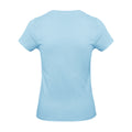Bleu ciel - Back - Kariban - T-shirt à manches courtes et col en V - Femme