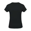 Noir - Back - Kariban - T-shirt à manches courtes et col en V - Femme