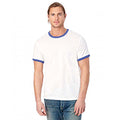 Blanc - Bleu roi chiné - Back - Alternative Apparel - T-shirt - Homme