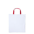 Blanc - rouge - Front - Nutshell - Tote bag VARSITY