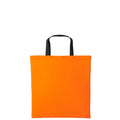 Orange - noir - Front - Nutshell - Tote bag VARSITY