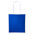 Bleu roi - blanc - Front - Nutshell - Tote bag VARSITY