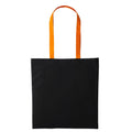 Noir - orange - Front - Nutshell - Tote bag VARSITY